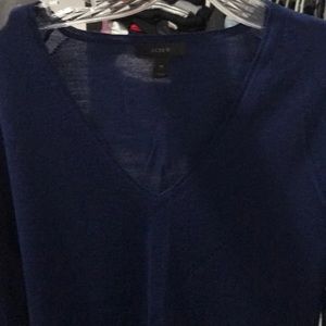 Beautiful Royal blue J Crew v neck sweater